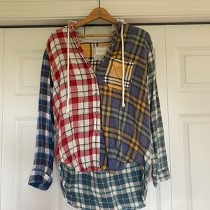 AE cozy cabin flannel hoodie
